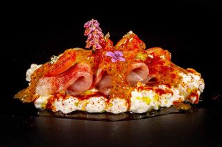 008 Carpaccio white mango chia 4 pezzi