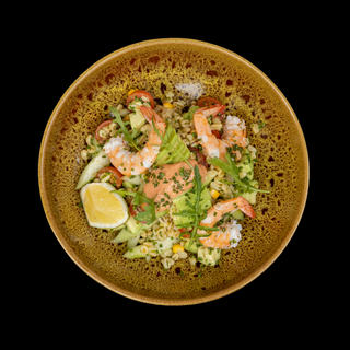 Taboulé De Blé Et De Crevettes