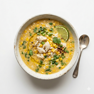 Sopa De Maíz Con Carne De Cangrejo