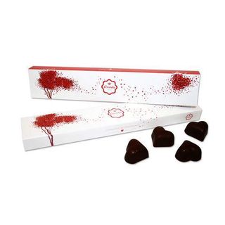 Caixa Corações Chocolate Negro