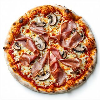 Prosciutto e funghi