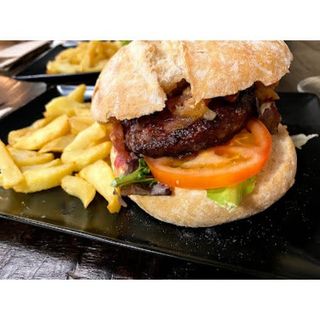 Hamburguesa Cabramelizada De Angus