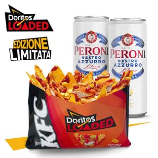 Menu Peroni Doritos Loaded Bag Tex Mex