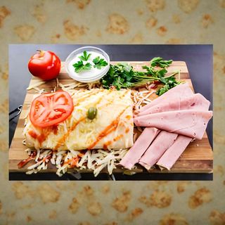 Zapečena palačinka šunka ekstra