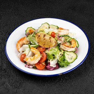 Ensalada de camarones