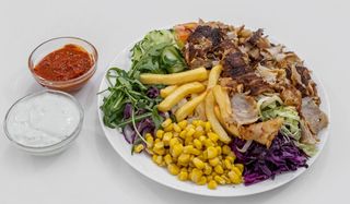 Piatto kebab & patate grande