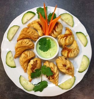 Fried momo vegetable
