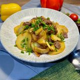 Картофель с мясом по-домашнему