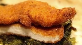 Panino con cotoletta di pollo 103 con friarielli