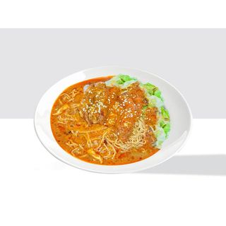 Spicy Curry Chicken Wings Lo Mein