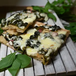 Teglia Xl Pizza Con Friarielli