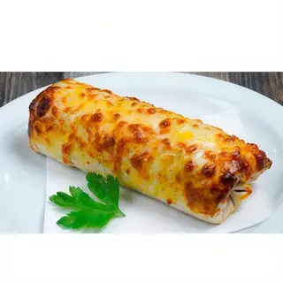 Menú rollo, gratinado solo carne