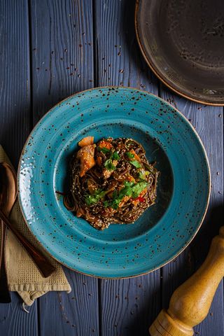 Гречневая лапша с семгой (320г)