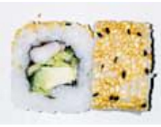 Uramaki de gambas (8 uds.)