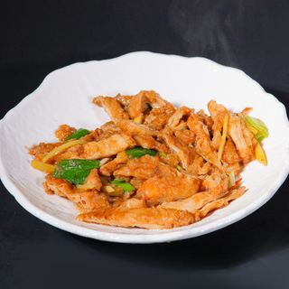 Intestino di maiale saltato