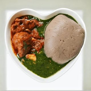 Roast plantain and sauce