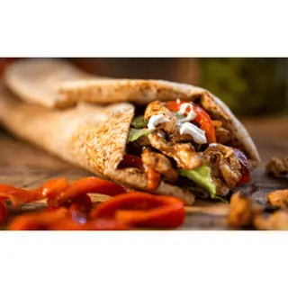 Mixed Shawarma With Double Sausages(Jumbo Size)