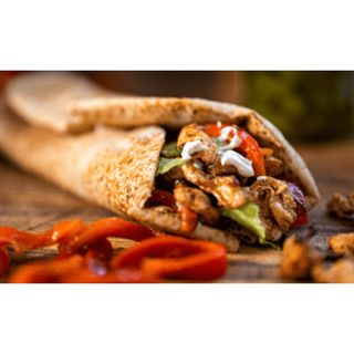 Mixed Shawarma With Double Sausages(Jumbo Size)