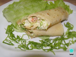 Crep de atún y queso