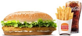 Long Chicken Burger  Combo