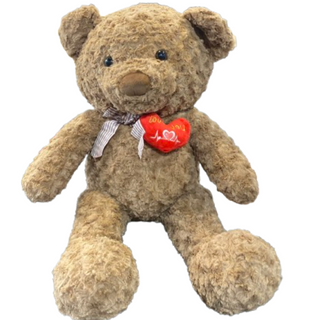 Miś z czerwonym serduszkiem  70 cm