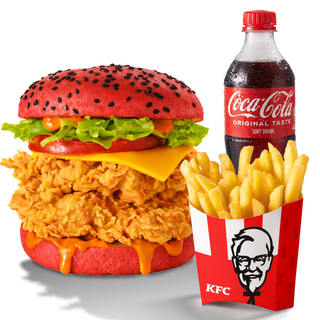 Double Crunch Burger Meal