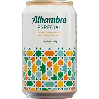 Cerveza Alhambra Especial Lata 33cl.