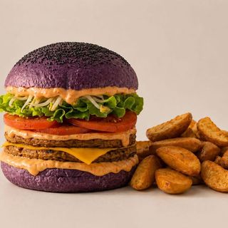 Flower Burger+Side