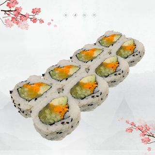 72A.  Uramaki vegetariano - 8 pezzi 