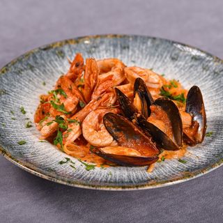 Orzisor cu mix de fructe de mare