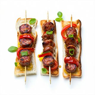 Tapa De Pinchos De Chorizo