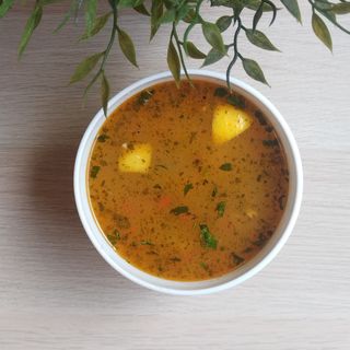 Рибена чорба с пъстърва и хек (400мл)