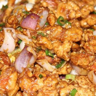 Fried Boneless Chicken Legs In A Basket