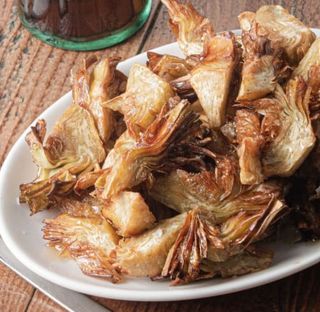 Corazones De Alcachofa Fritos Con Un Toque De Miel