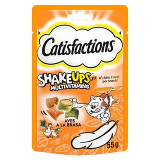 Catisfactions Bocaditos ShakeUps Aves a la Brasa para gatos