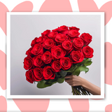 წითელი ვარდები (30ცალი)