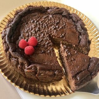 Porción Tarta de queso y chocolate