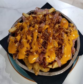 Tapa De Patatas Cheddar Bacon