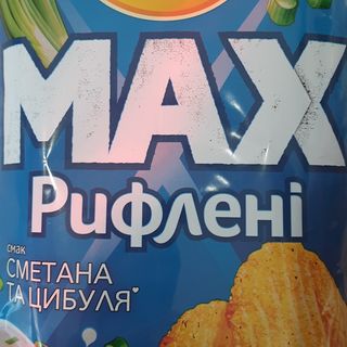 Чіпси Leys сметана цибуля 120г