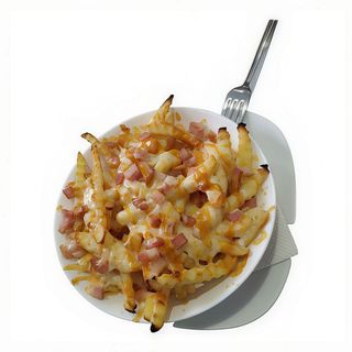 Patatas Fritas + Queso y Bacon