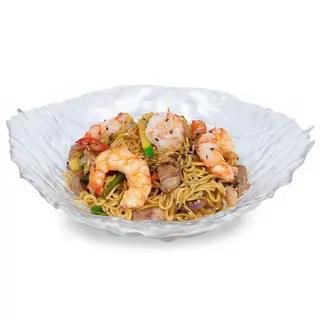 Yakisoba de Langostinos y Pluma.