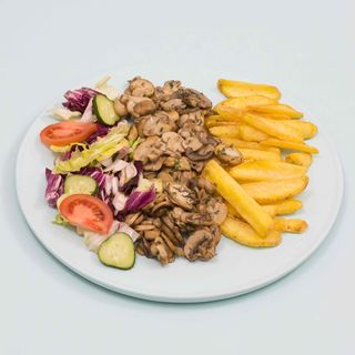 Meniu cu ciuperci si cartofi (de post)