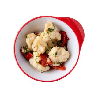 Салат из цветной капусты и перца