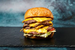 Smash classic double double & pomfrit