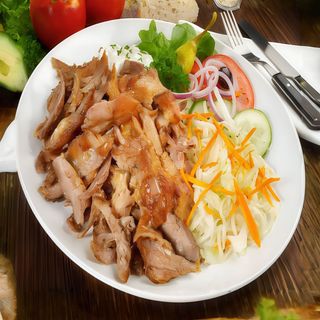 Plato doner kebab