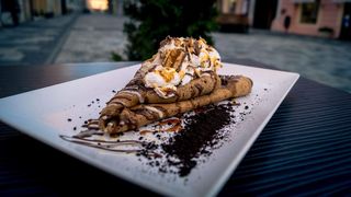 Snickers winter palačinka