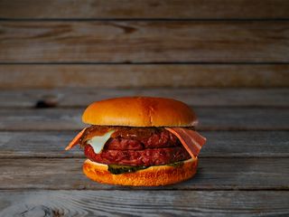 Vegan Smash Cheese Bacon