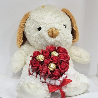 Coração Kinder com Ursinho