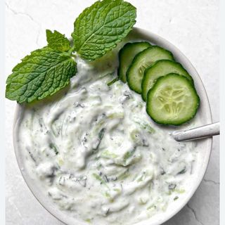 Cucumber raita