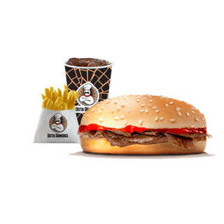 საქონლის ბურგერის საბავშვო მენიუ